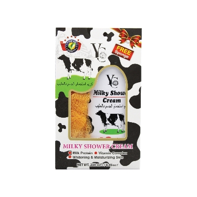 Picture of YC MILK WITH SPONGE SHOWER GEL 250 ML