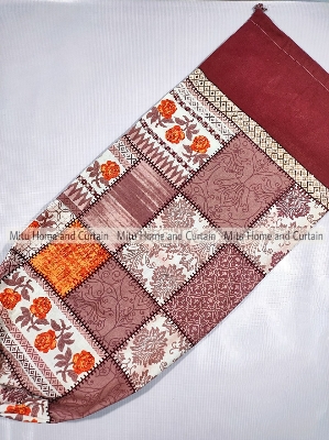 Side Pillow Cover Kol Balish Cover 1 Pcs | Standard 38 * 32 Inch Pillow Protector - Available in Green, Pink, Red, Brown, Ash, Purple, Blue Mitu Home and Curtainonline shop bangladeshothoba.com