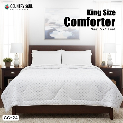 Picture of Country Soul Chinise Microfiber King Size Comforter 7 Feet By 7.5 Feet Super Soft