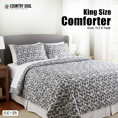 Picture of Country Soul Chinise Microfiber King Size Comforter 7 Feet By 7.5 Feet Super Soft