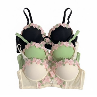 Picture of Light Luxury Sweet Push-Up bralette Small Chest Women lingerieUnderwear