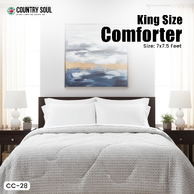 Picture of Country Soul Chinise Microfiber King Size Comforter 7 Feet By 7.5 Feet Super Soft