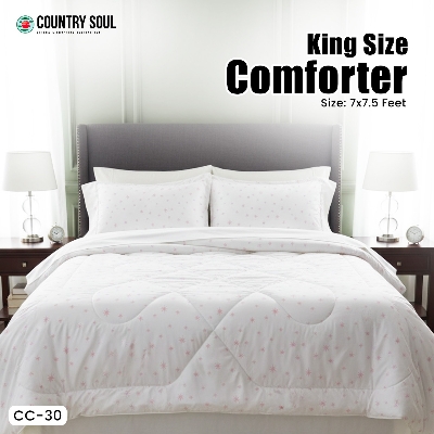 Picture of Country Soul Chinise Microfiber King Size Comforter 7 Feet By 7.5 Feet Super Soft