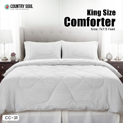 Picture of Country Soul Chinise Microfiber King Size Comforter 7 Feet By 7.5 Feet Super Soft