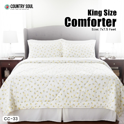 Picture of Country Soul Chinise Microfiber King Size Comforter 7 Feet By 7.5 Feet Super Soft