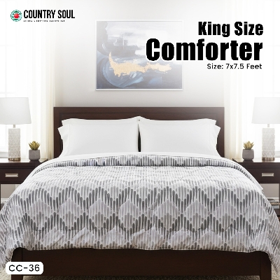 Picture of Country Soul Chinise Microfiber King Size Comforter 7 Feet By 7.5 Feet Super Soft