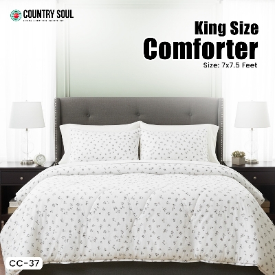 Picture of Country Soul Chinise Microfiber King Size Comforter 7 Feet By 7.5 Feet Super Soft