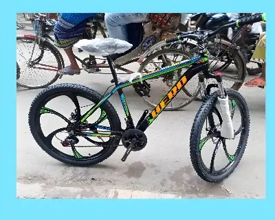 Picture of 26 inchi 21 Speed Gear Cycle With Suspension Lockout fork High Rim Coloring Fat Spoke With Shimano Parts