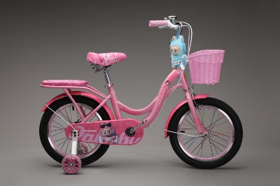 Picture of 12 Inch Ladies / Girls Bicycle with Back Seat Carrier, Front Basket, Full Wheel Mudguard & Chain Protector – Stylish & Safe Female Cycle