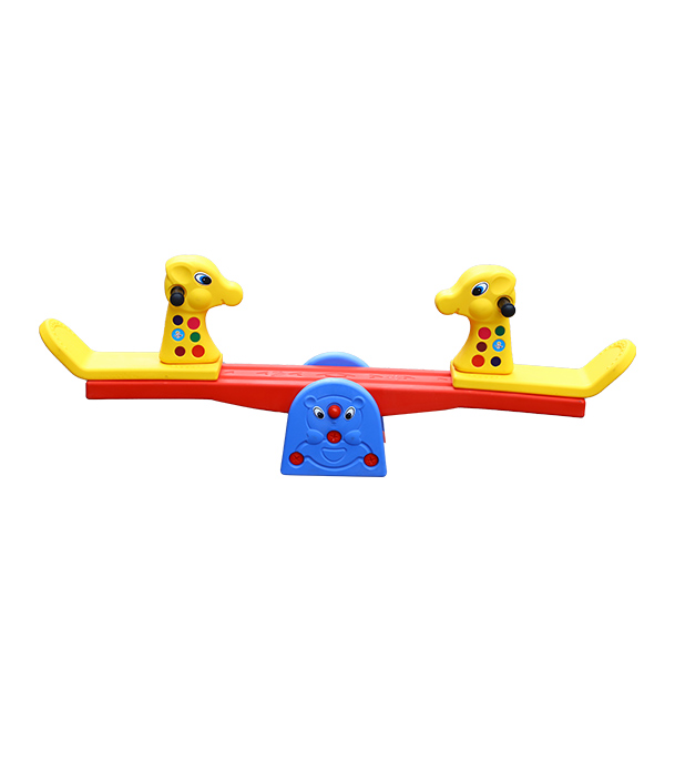 Picture of Twin Bob Deer Seesaw Easy Set Up Playset for Indoor Outdoor Backyard, Easy to Store, Safe Toy for Toddler, Kids Premium Kids Plastic Slide – Indoor & Outdoor Baby Slider | Durable & Safe Children Playground Toy