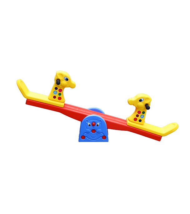 Picture of Twin Bob Deer Seesaw Easy Set Up Playset for Indoor Outdoor Backyard, Easy to Store, Safe Toy for Toddler, Kids Premium Kids Plastic Slide – Indoor & Outdoor Baby Slider | Durable & Safe Children Playground Toy