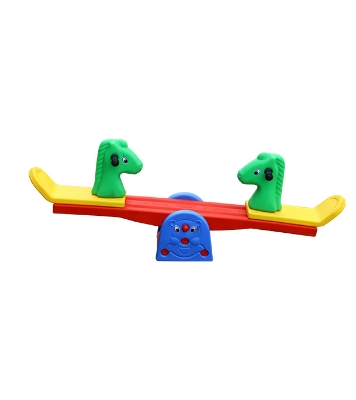Picture of Twin Bob Deer Seesaw Easy Set Up Playset for Indoor Outdoor Backyard, Easy to Store, Safe Toy for Toddler, Kids Premium Kids Plastic Slide – Indoor & Outdoor Baby Slider | Durable & Safe Children Playground Toy