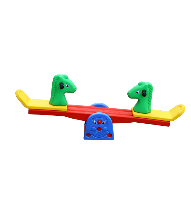 Picture of Twin Bob Horse Seesaw Easy Set Up Playset for Indoor Outdoor Backyard, Easy to Store, Safe Toy for Toddler, Kids Premium Kids Plastic Slide – Indoor & Outdoor Baby Slider | Durable & Safe Children Playground Toy