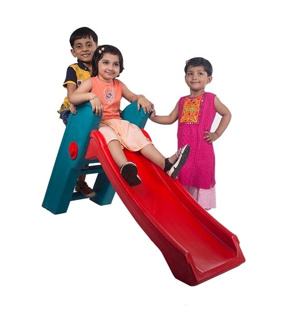 Picture of Rocking Slider Easy Set Up Playset for Indoor Outdoor Backyard, Easy to Store, Safe Toy for Toddler, Kids Premium Kids Plastic Slide – Indoor & Outdoor Baby Slider | Durable & Safe Children Playground Toy