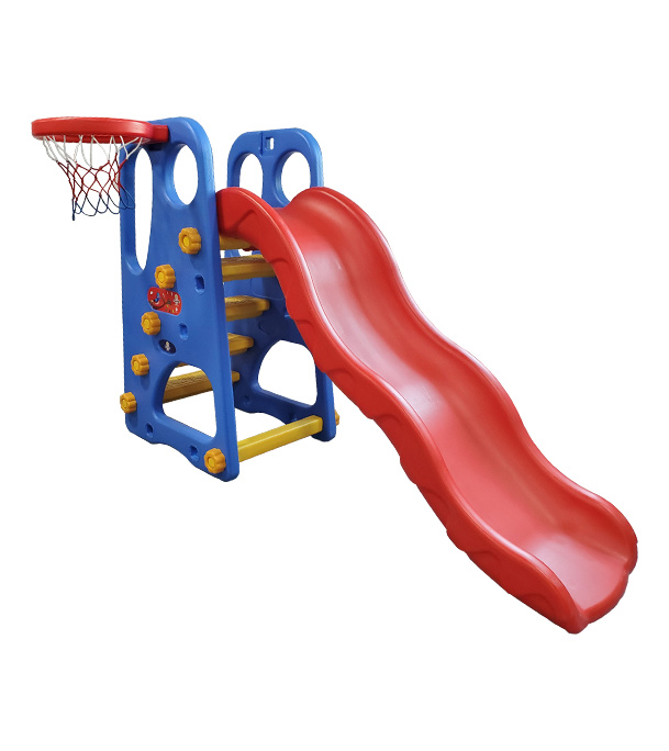 Picture of Happy Slider Easy Set Up Playset for Indoor Outdoor Backyard, Easy to Store, Safe Toy for Toddler, Kids Premium Kids Plastic Slide – Indoor & Outdoor Baby Slider | Durable & Safe Children Playground Toy