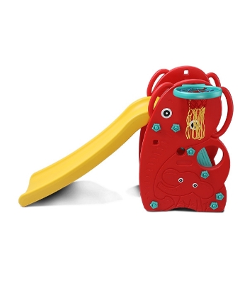Picture of Elephant Slider Easy Set Up Playset for Indoor Outdoor Backyard, Easy to Store, Safe Toy for Toddler, Kids Premium Kids Plastic Slide – Indoor & Outdoor Baby Slider | Durable & Safe Children Playground Toy