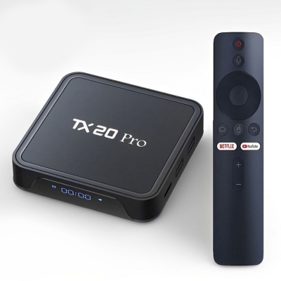 Picture of TX20 Pro 12K ULTRA HD Android Smart TV Box Voice Remote, Bluetooth, Free Dish Channel Warranty