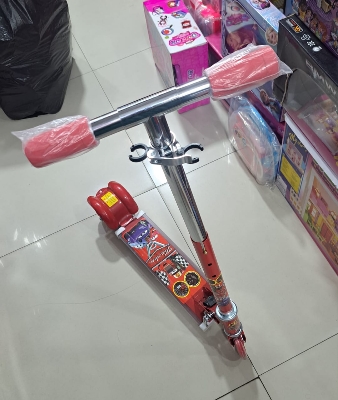 Picture of Kids Lighting Wheel Kick Scooter for Kids – Adjustable Handlebar, LED Light Wheels, Anti-Slip Deck, Durable Frame, Outdoor & Indoor Children Ride