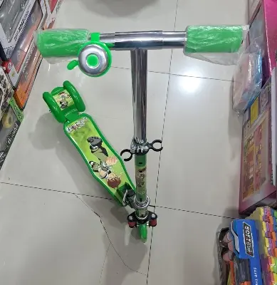 Picture of Kids Lighting Wheel Kick Scooter for Kids – Adjustable Handlebar, LED Light Wheels, Anti-Slip Deck, Durable Frame, Outdoor & Indoor Children Ride