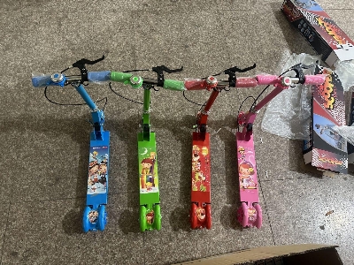 Picture of Kids Lighting Wheel Kick Scooter for Kids – Adjustable Handlebar, LED Light Wheels, Anti-Slip Deck, Durable Frame, Outdoor & Indoor Children Ride