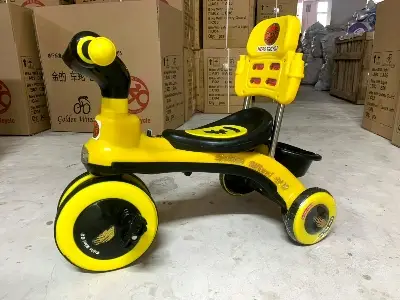 Picture of Kids Tricycle Ride-On Bike with Pedals, Durable Plastic Body, Comfortable Seat & Stylish Design – Baby/Kids Cycle for Indoor & Outdoor Fun (Age 2–5 Years)