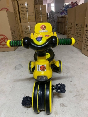 Picture of Kids Tricycle Ride-On Bike with Pedals, Durable Plastic Body, Comfortable Seat & Stylish Design – Baby/Kids Cycle for Indoor & Outdoor Fun (Age 2–5 Years)