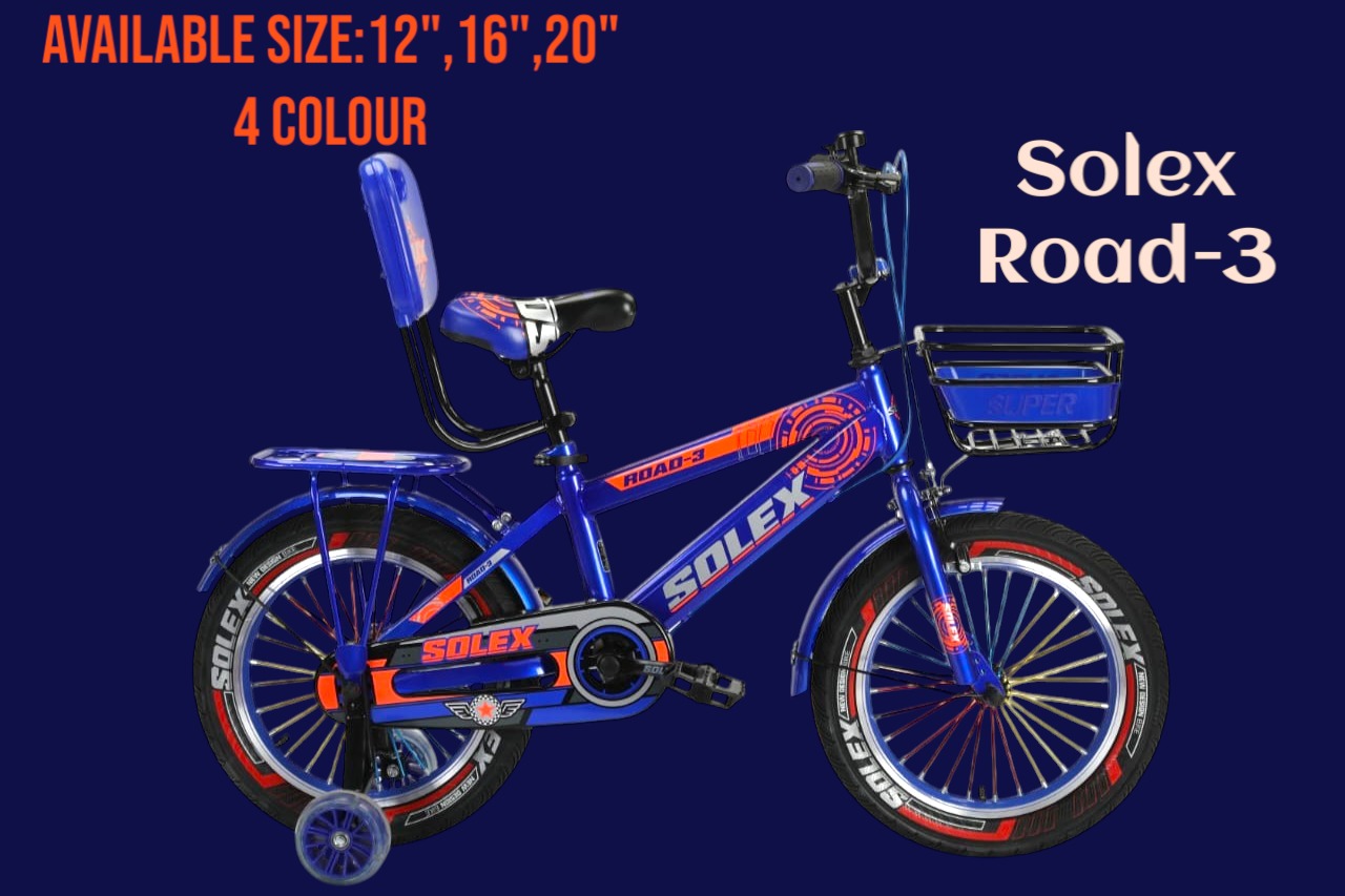 Picture of 12 Inch Boys Bicycle with Back Seat Carrier, Front Basket, Full Wheel Mudguard & Chain Protector – Durable & Safe City Cycle for Kids and Teenagers