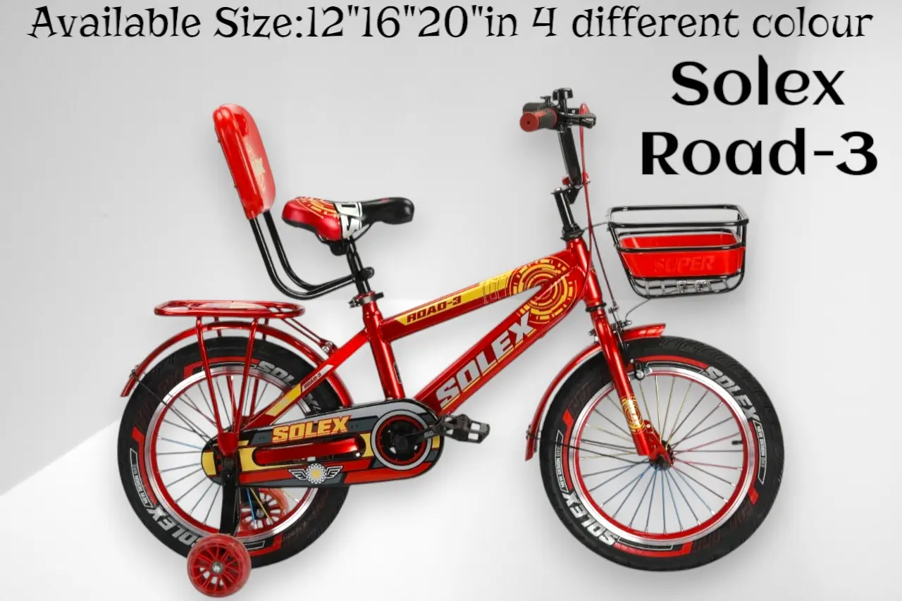 Picture of 16 Inch Boys Bicycle with Back Seat Carrier, Front Basket, Full Wheel Mudguard & Chain Protector – Durable & Safe City Cycle for Kids and Teenagers