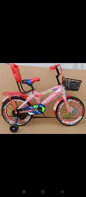 Picture of 16 Inch Boys Bicycle with Back Seat Carrier, Front Basket, Full Wheel Mudguard & Chain Protector – Durable & Safe City Cycle for Kids and Teenagers