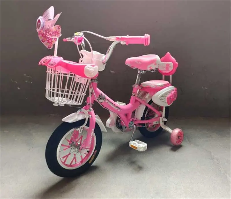 Picture of 16 Inch Ladies / Girls Bicycle with Back Seat Carrier, Front Basket, Full Wheel Mudguard & Chain Protector – Stylish & Safe Female Cycle