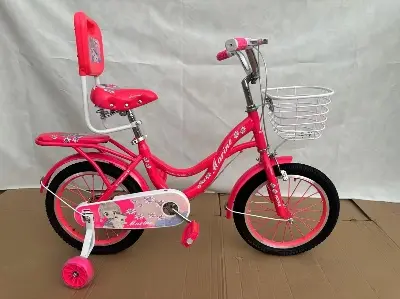 Picture of 16 Inch Ladies / Girls Bicycle with Back Seat Carrier, Front Basket, Full Wheel Mudguard & Chain Protector – Stylish & Safe Female Cycle
