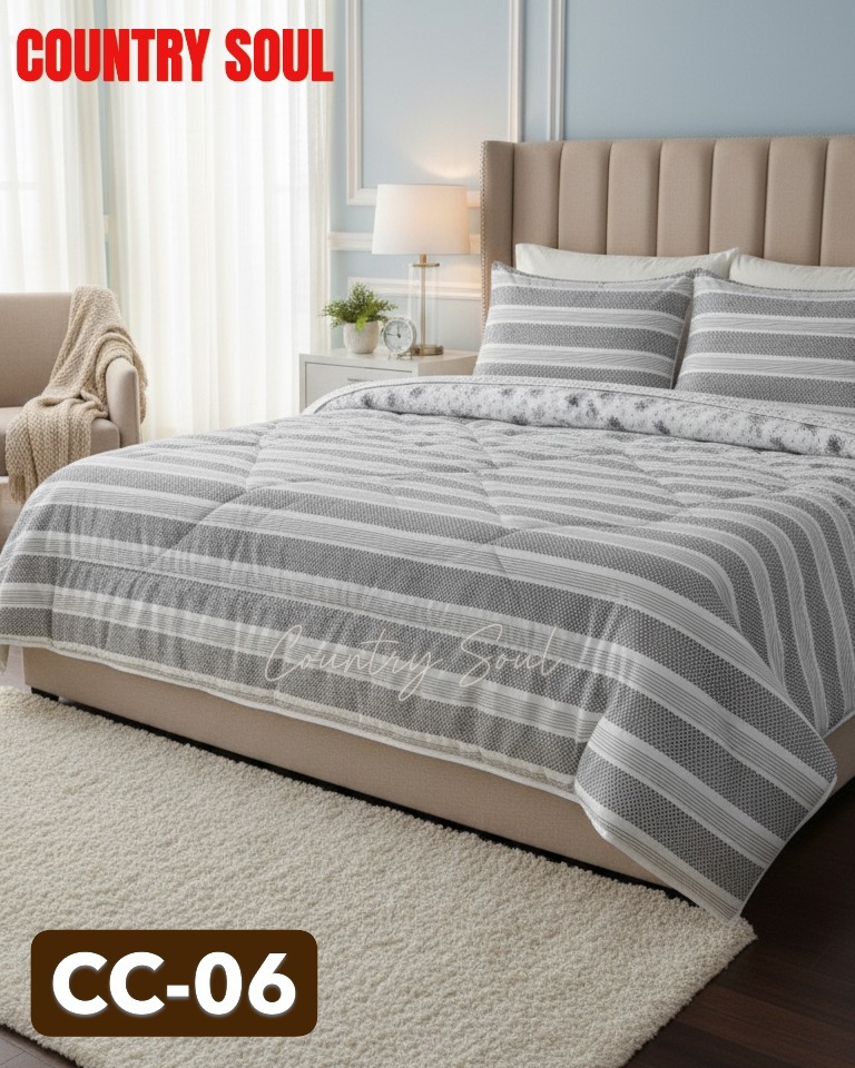 Picture of Country Soul Chinise Microfiber King Size Comforter, 7 Feet By 7.5 Feet, Super Soft, 8 Ounch Padding, Comes With Excellent Bag 1 Pcs