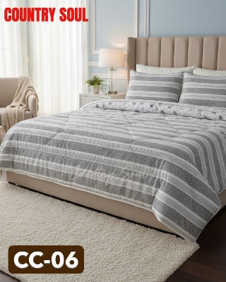 Picture of Country Soul Chinise Microfiber King Size Comforter, 7 Feet By 7.5 Feet, Super Soft, 8 Ounch Padding, Comes With Excellent Bag 1 Pcs