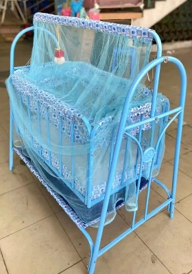 Picture of Dolna Bed For New Born Baby A Cozy Nest Cradle model no MS-4850  dolna bed with mosquito net Bacchader Dolna Baby Dolna