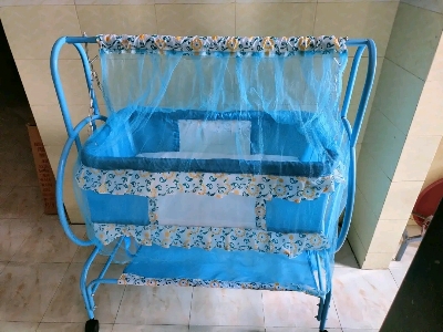 Picture of Dolna Bed For New Born Baby A Cozy Nest Cradle model no MS-501  dolna bed with mosquito net Bacchader Dolna Baby Dolna