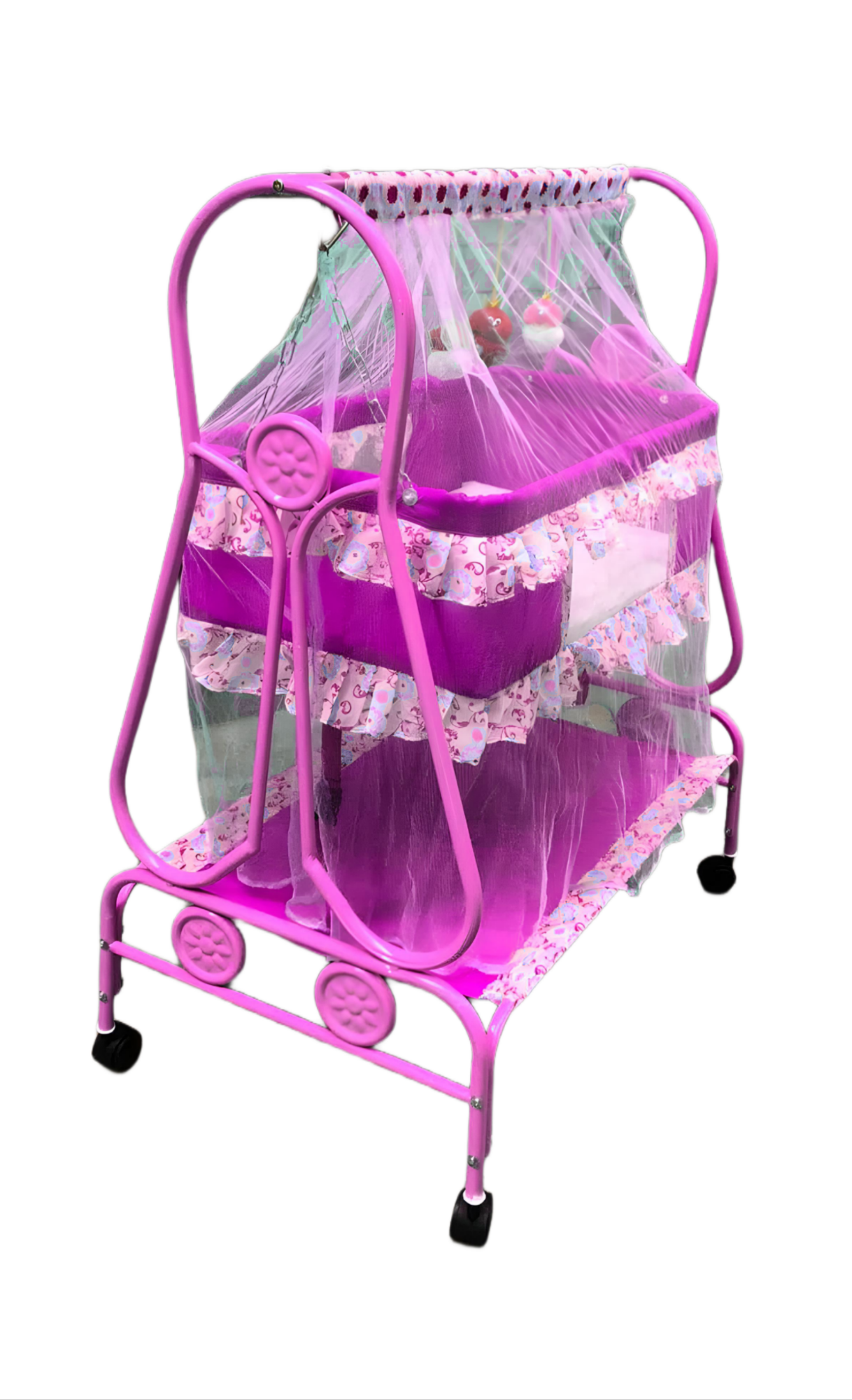 Picture of Dolna Bed For New Born Baby A Cozy Nest Cradle model no MS-180  dolna bed with mosquito net Bacchader Dolna Baby Dolna