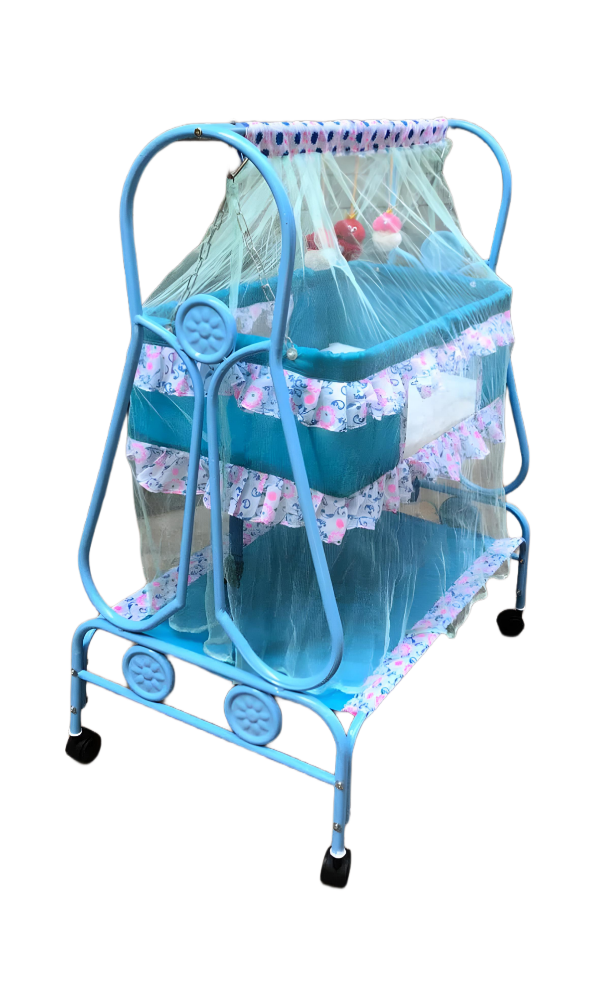 Picture of Dolna Bed For New Born Baby A Cozy Nest Cradle model no MS-180  dolna bed with mosquito net Bacchader Dolna Baby Dolna