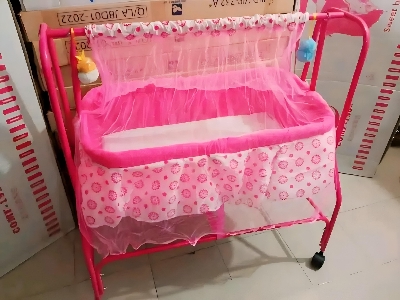 Picture of Dolna Bed For New Born Baby A Cozy Nest Cradle model no MS-180  dolna bed with mosquito net Bacchader Dolna Baby Dolna
