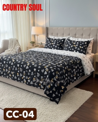 Picture of Country Soul Chinise Microfiber King Size Comforter, 7 Feet By 7.5 Feet, Super Soft, 8 Ounch Padding, Comes With Excellent Bag 1 Pcs