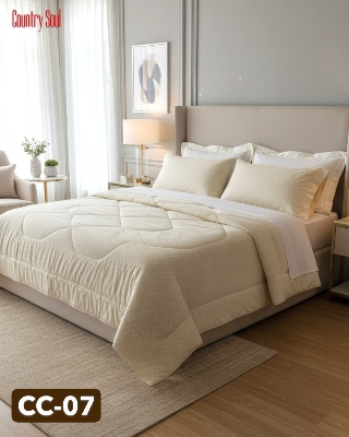 Picture of Country Soul Chinise Microfiber King Size Comforter, 7 Feet By 7.5 Feet, Super Soft, 8 Ounch Padding, Comes With Excellent Bag 1 Pcs