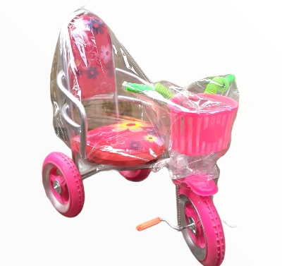 Picture of Baby Three Wheel Try Cycle Baby Riksha Baby Accessories (1- 6 years) Khulna Tradition