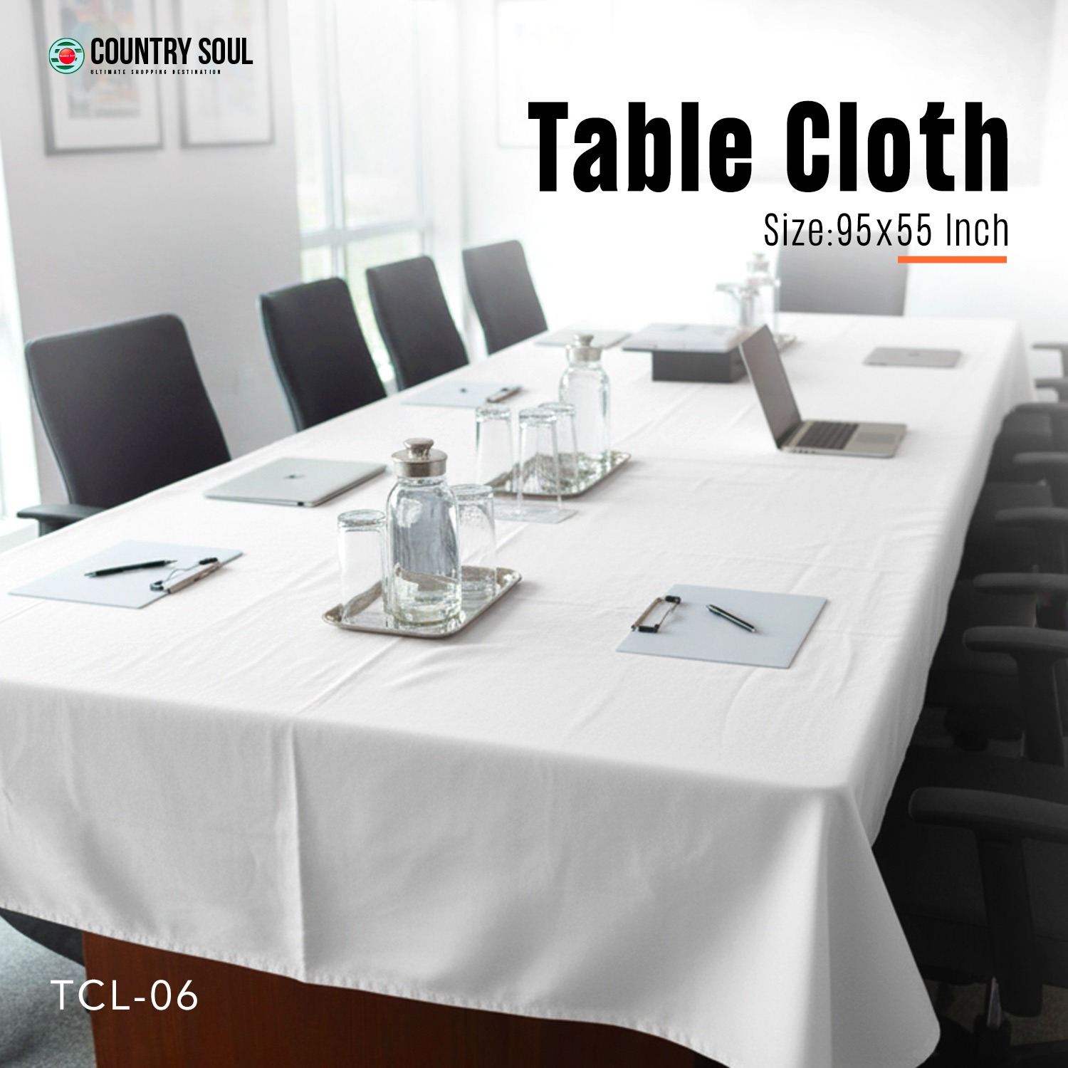 Picture of Country Soul Checkered Table Cloth – 95x55 Inch -1 PCS