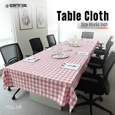 Picture of Country Soul Checkered Table Cloth – 95x55 Inch -1 PCS