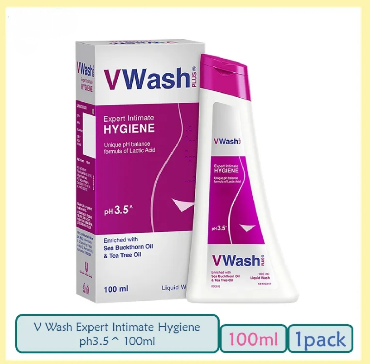 Picture of V Wash Expert Intimate Hygiene ph3.5^ 100ml