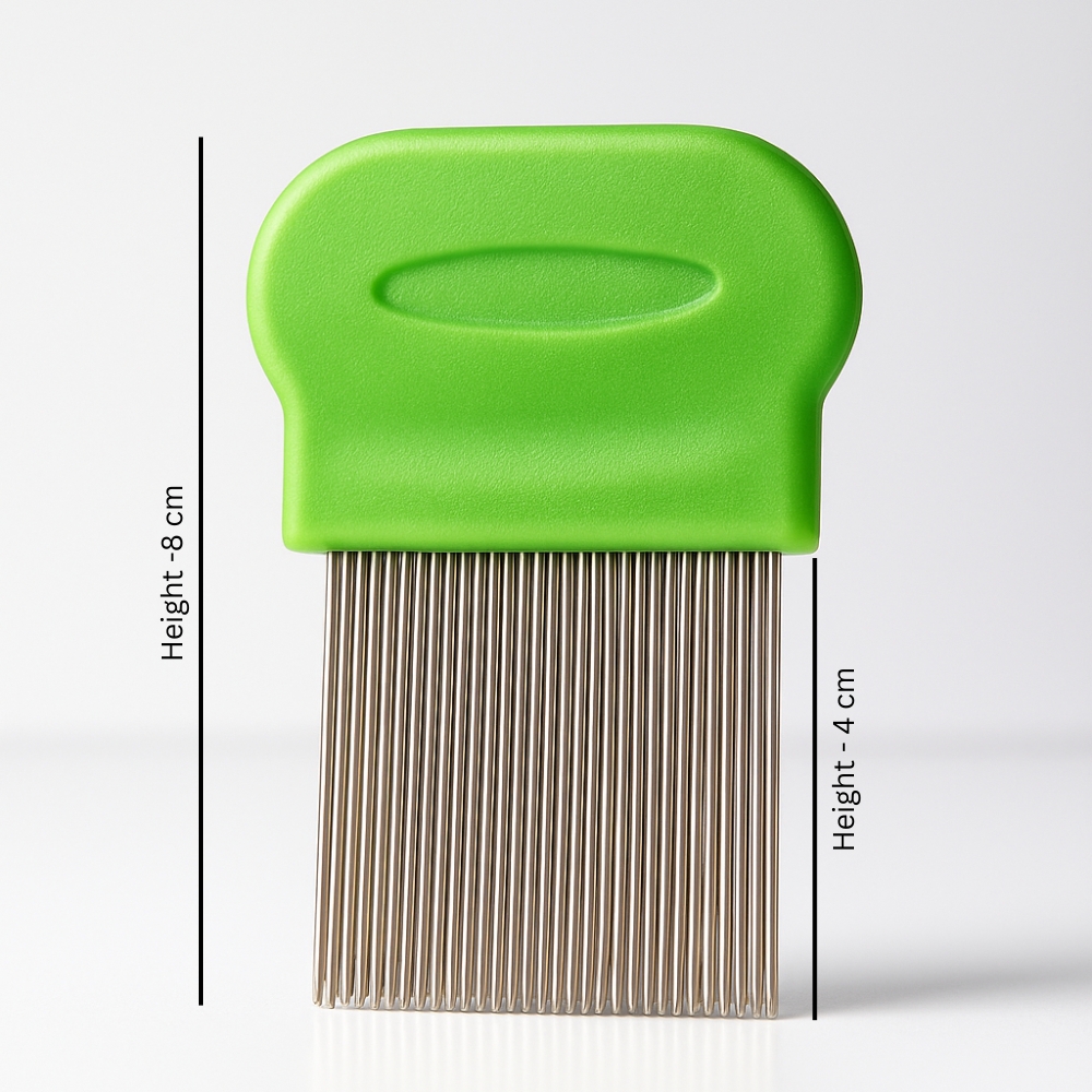 Picture of Professional Stainless Steel big Nit Free Louse Nit Comb Terminator Lice Brush(mix color 1pcs)