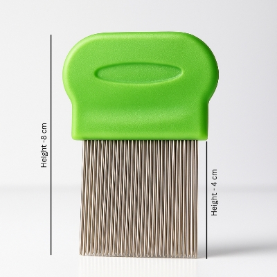 Picture of Professional Stainless Steel big Nit Free Louse Nit Comb Terminator Lice Brush(mix color 1pcs)