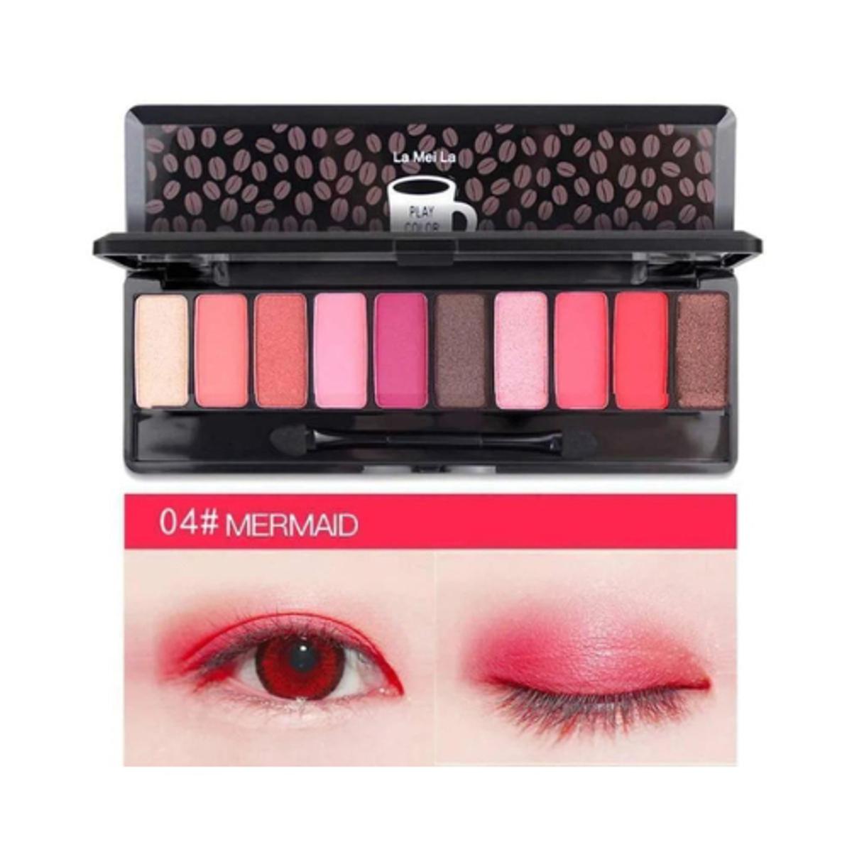 Picture of Lameila play ten color eyes eyeshadow palette - 04(1pcs)