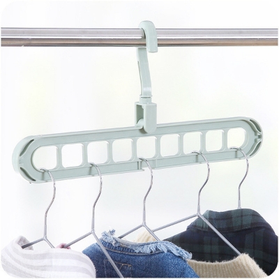 Picture of Fast Multifunctional nine -hole folding clothing hanger (3pcs)