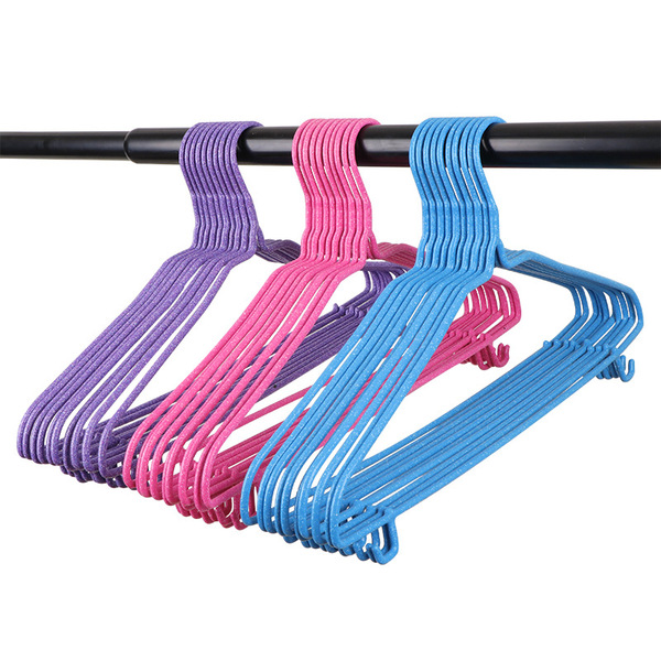 Picture of Multi -color Immersion high quality material household daily and wardrobe clothes hanger(10pcs)