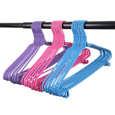 Picture of Multi -color Immersion high quality material household daily and wardrobe clothes hanger(10pcs)